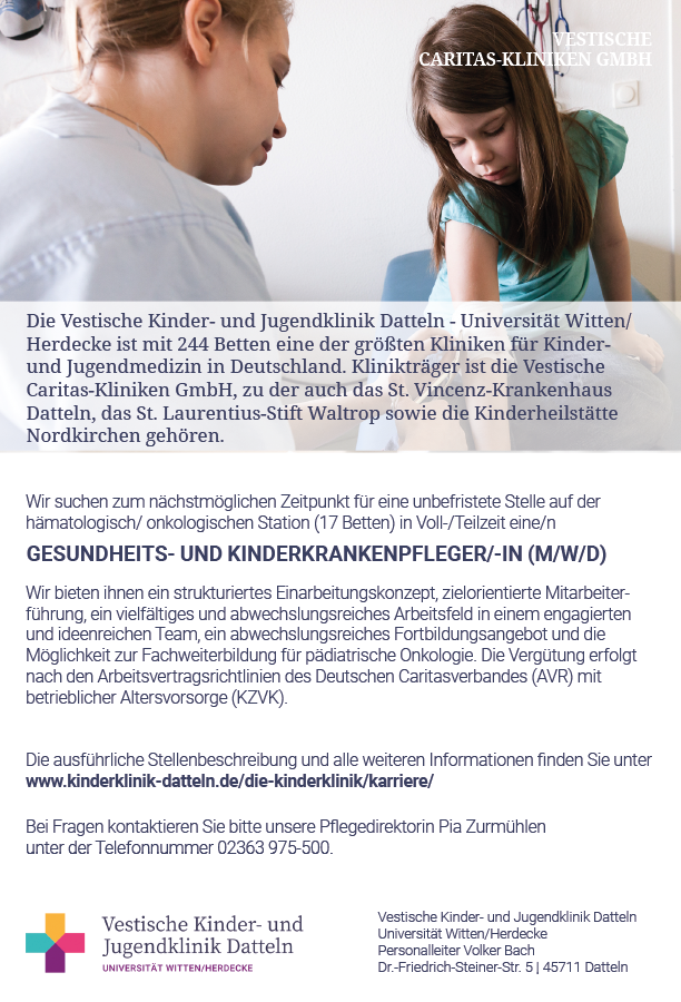 Vestische Kinder- und Jugendklinik Datteln - Universität Witten/ Herdeck