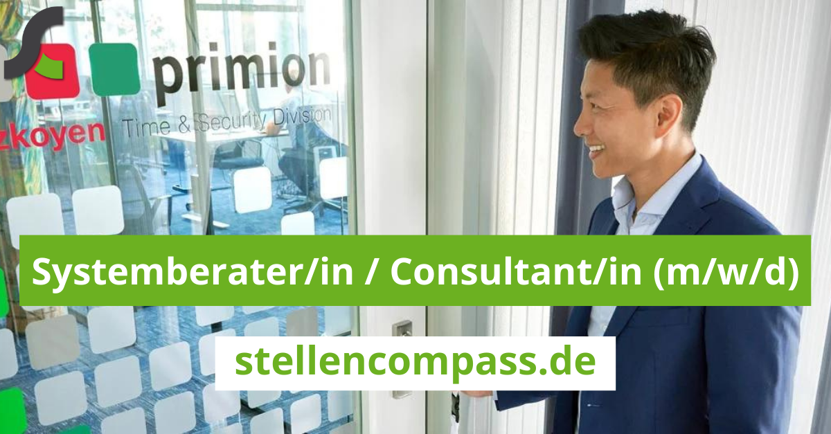 primion Technology GmbH Stetten am kalten Markt Systemberater/in / Consultant/in stellencompass.de