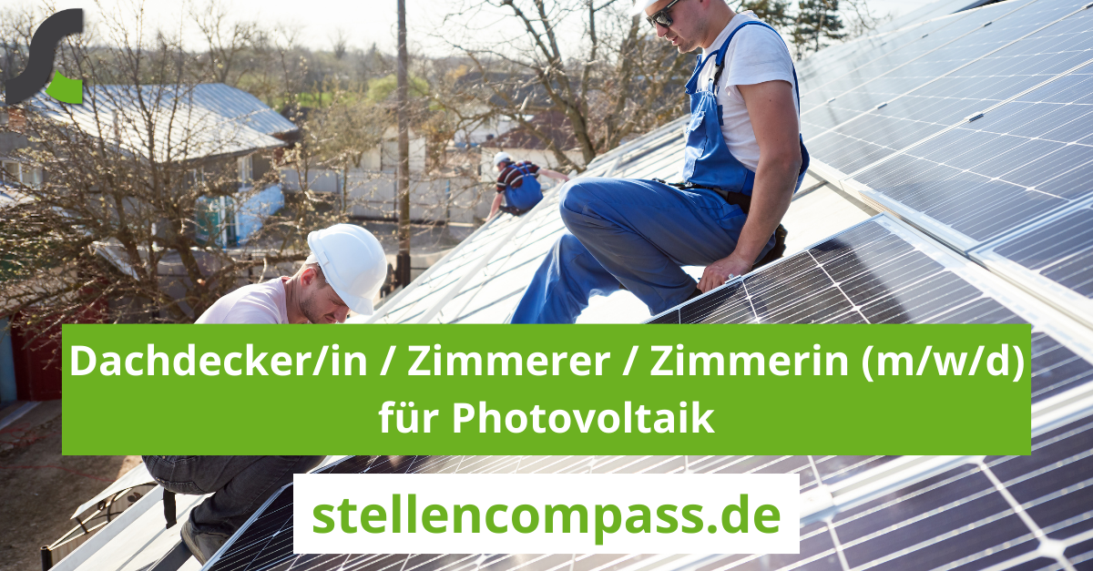 anatoliy_gleb EWE Servicepartner GmbH Dachdecker/in / Zimmerer / Zimmerin (m/w/d) für Photovoltaik Oldenburg stellencompass.de