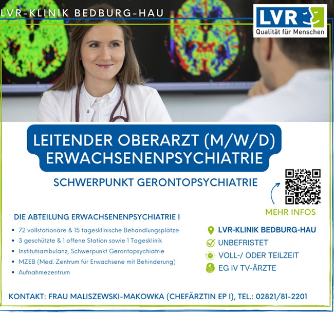Leitende/r Oberarzt / Oberärztin Erwachsenenpsychiatrie (m/w/d) stellencompass.de