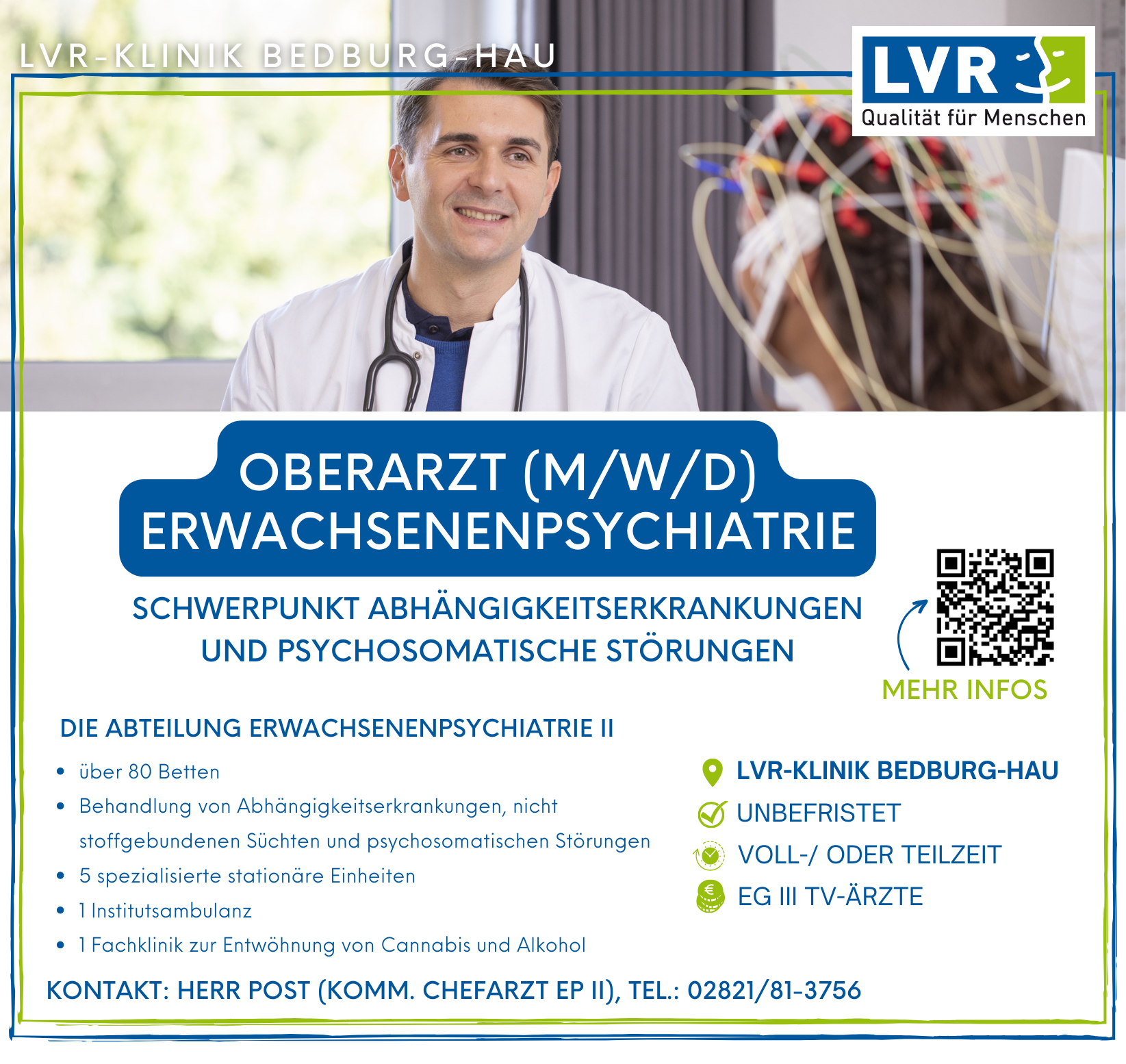 LVR-Klinik Bedburg-Hau Facharzt / Fachärztin Innere / Allgemeinmedizin (m/w/d) Bedburg-Hau medicalcompass.de