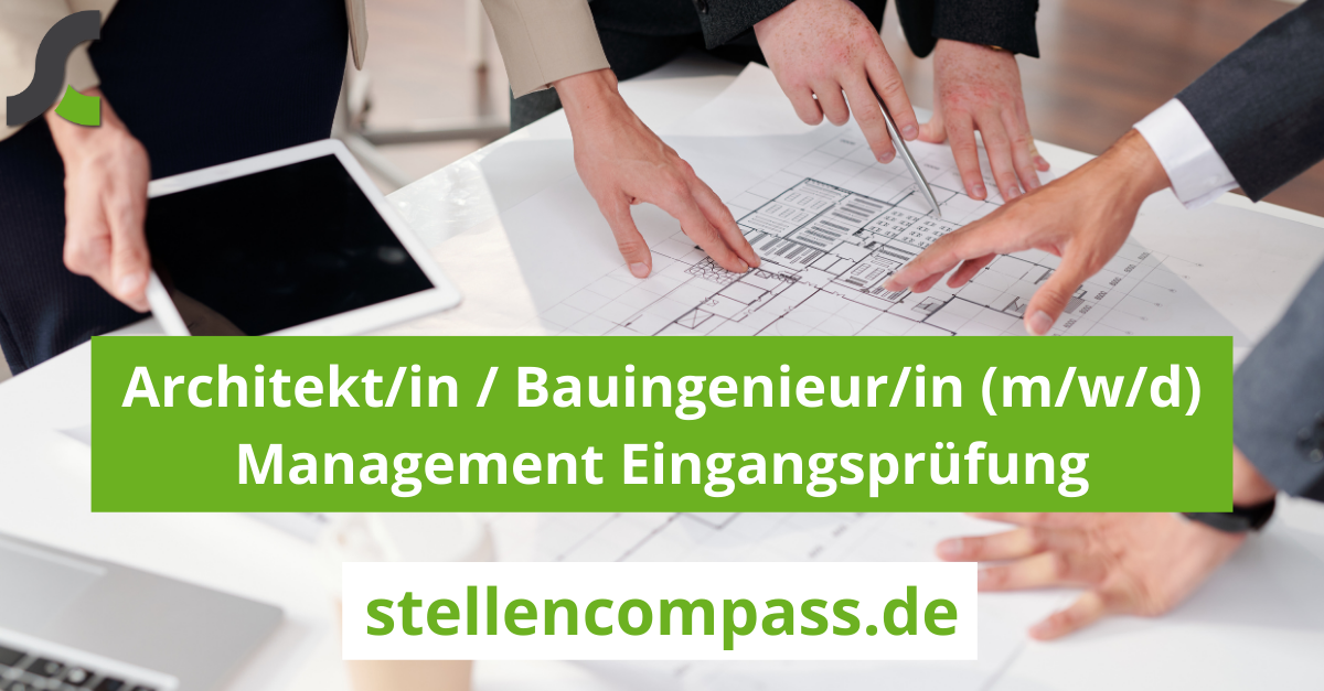 Pressmaster Architekt/in / Bauingenieur/in Management Eingangsprüfung Solingen stellencompass.de