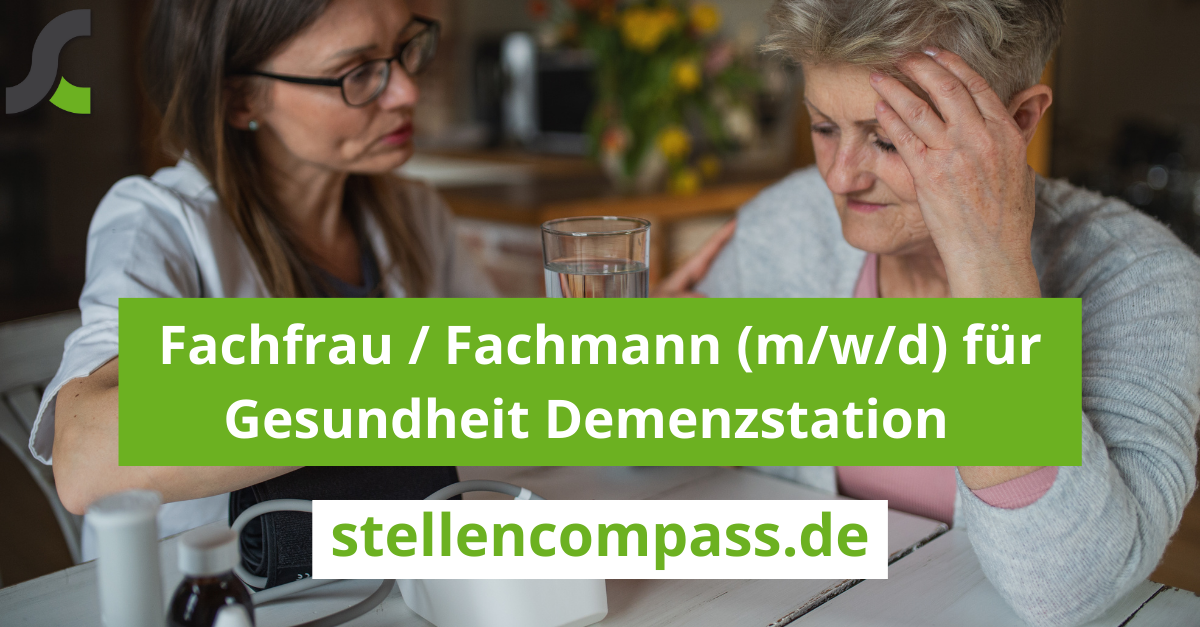 halfpoint Fachfrau / Fachmann für Gesundheit Demenzstation St. Gallen Schweiz stellencompass.de