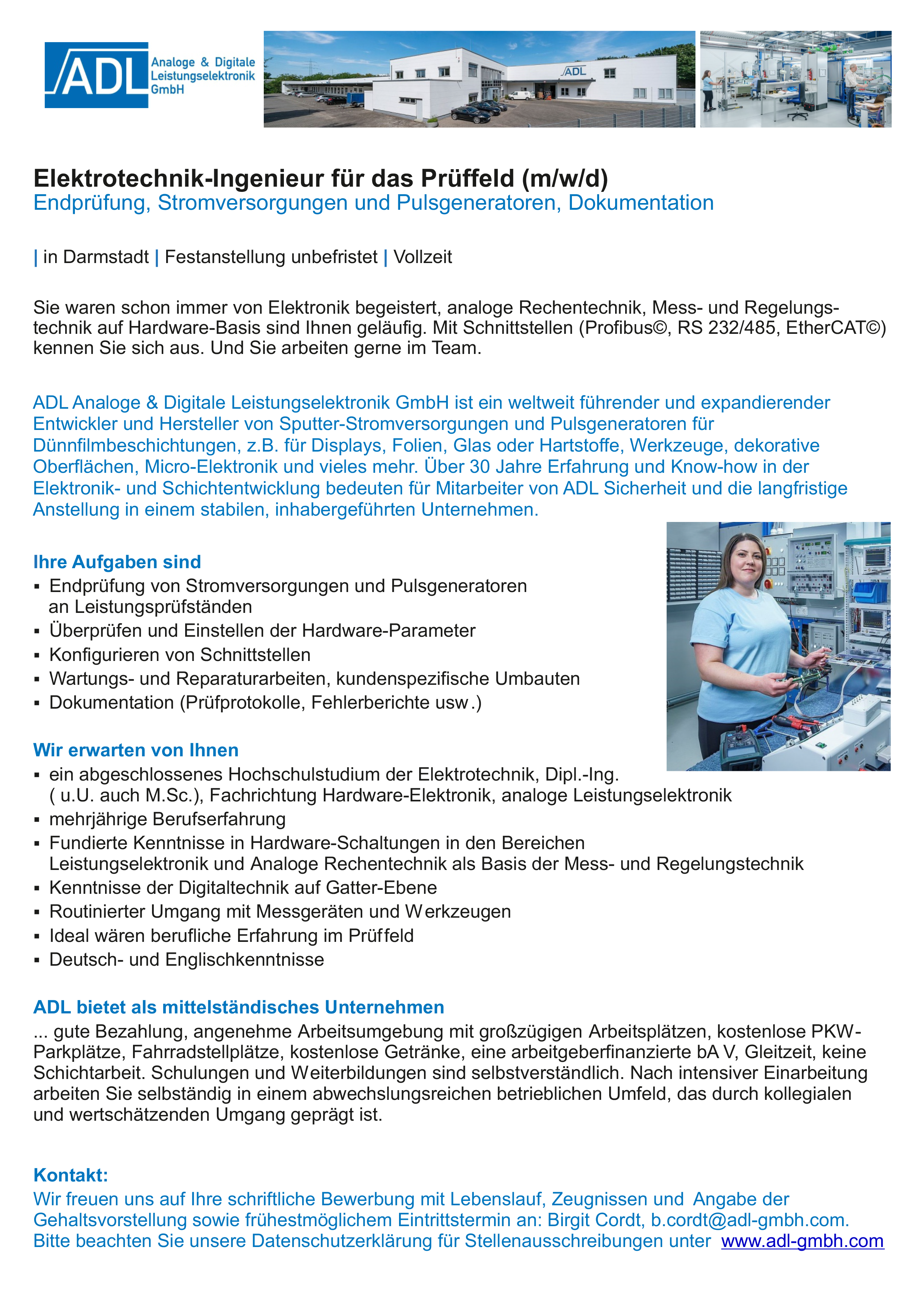 ADL Analoge & Digitale Leistungselektronik GmbH Darmstadt