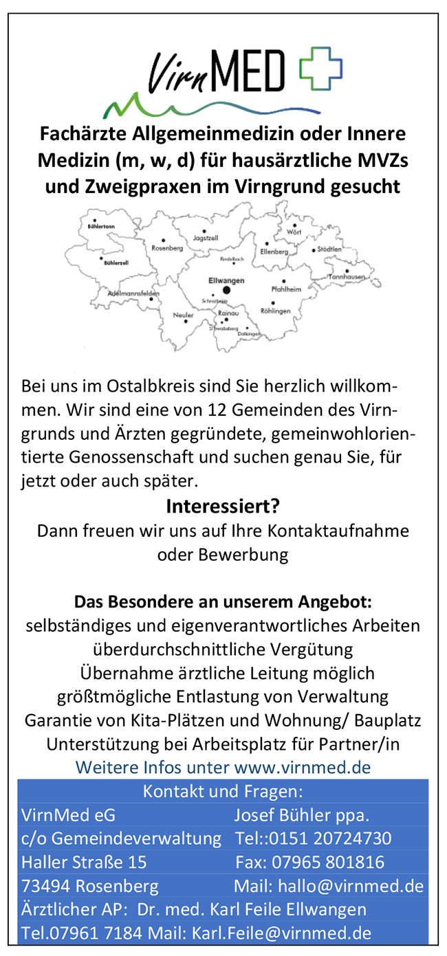 VirnMed e.G. Gemeindeverwaltung Rosenberg 