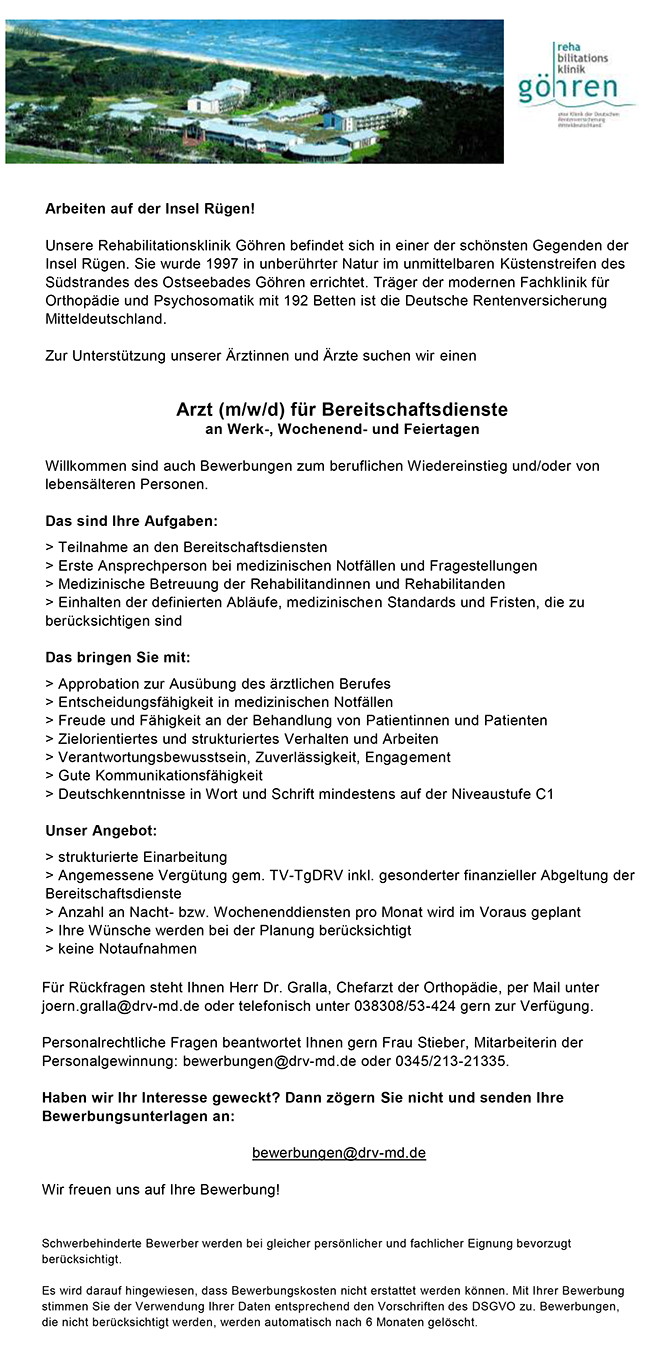 Stellenausschreibung Deutsche Rentenversicherung Mitteldeutschland