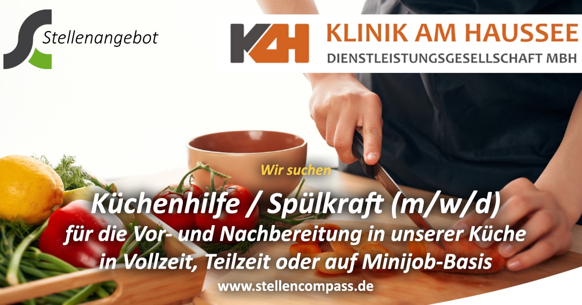 Die Klinik am Haussee Dienstleistungsgesellschaft sucht in Feldberg (MV) eine/n Küchenhilfe / Spülkraft (m/w/d) unbefristet, in Vollzeit, Teilzeit oder Minijob | Stellenangebote & Jobs auf stellencompass.de Die Klinik am Haussee Dienstleistungsgesellschaft sucht in Feldberg (MV) eine/n Küchenhilfe / Spülkraft (m/w/d) unbefristet, in Vollzeit, Teilzeit oder Minijob | Stellenangebote & Jobs auf stellencompass.de