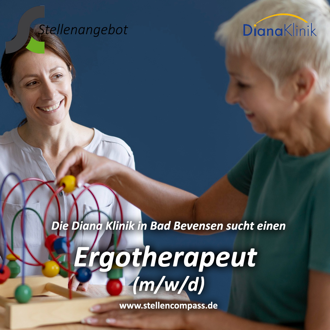 Die Diana Klinik in Bad Bevensen sucht einen Ergotherapeuten / Ergotherapeut (m/w/d), unbefristet in Vollzeit oder Teilzeit | Stellenangebote & Jobs auf stellencompass.de Die Diana Klinik in Bad Bevensen sucht einen Ergotherapeuten / Ergotherapeut (m/w/d), unbefristet in Vollzeit oder Teilzeit | Stellenangebote & Jobs auf stellencompass.de
